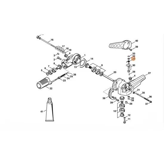 STIHL  Sprężyna kątowa 4230 708 4500